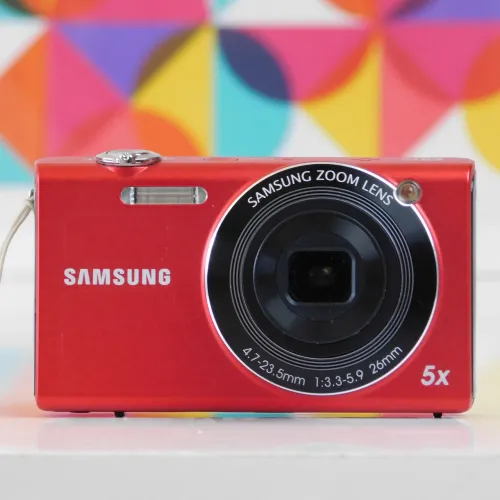Câmera Samsung SH100 vermelha 14.2 megpixels