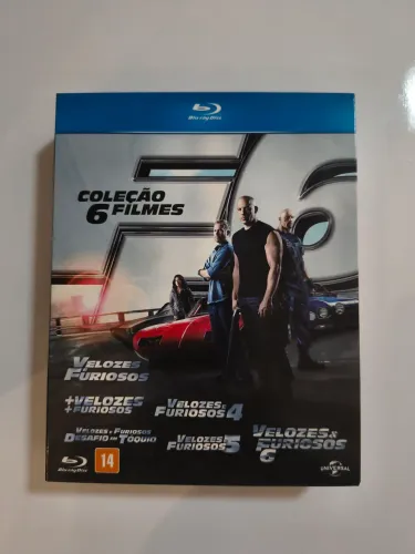 Box Blu-Ray VELOZES e FURIOSOS Coleção 6 Filmes