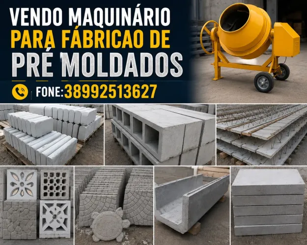 Vendo fábrica de pré moldados 
