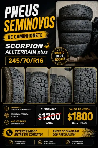 PPneu Scorpion Allterrain plus 245/70/R16