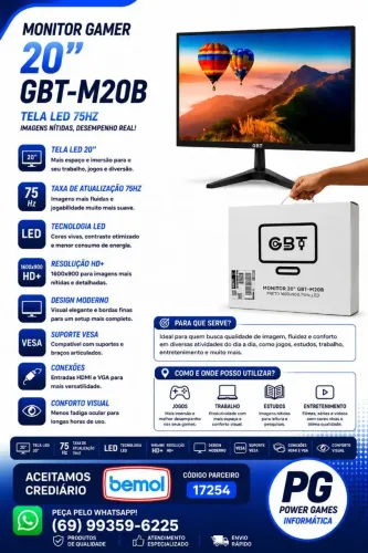 MONITOR 20" SOMOS LOJA