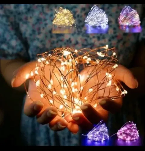 Fio Luz Led de fada 1 metro decoração presente caixa