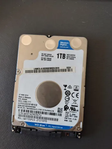 HD Externo Western Digital WD Blue 1TB - 2,5"