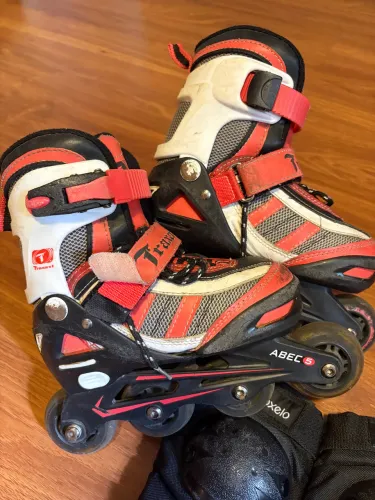 Patins traxart infantil regulável abec 5