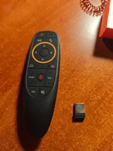 Air mouse com comando de voz para smartTV pc