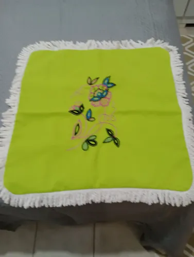 8 capa de almofada bordada 