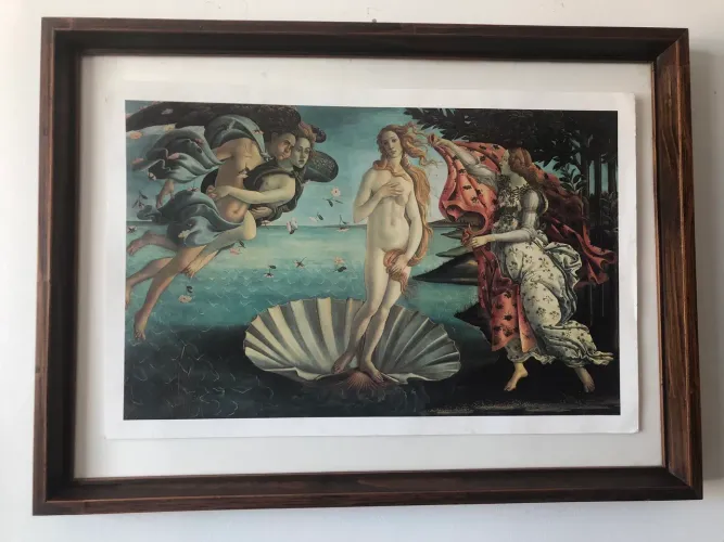 Quadro:O Nascimento de Vênus.