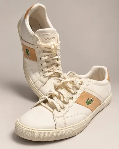 Tênis Lacoste Bege Original