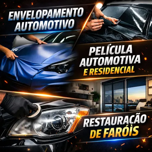 Envelopamento, pelicula, restauração de farol