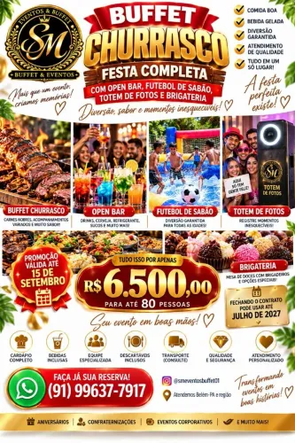 pacotes de buffet