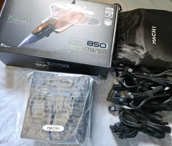 Fonte 850W Full Modular Garantia de 5 Anos e Nota Fiscal MACH1 GalaX Entrego Grátis