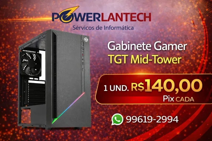 Gabinete Gamer TGT Mid-Tower