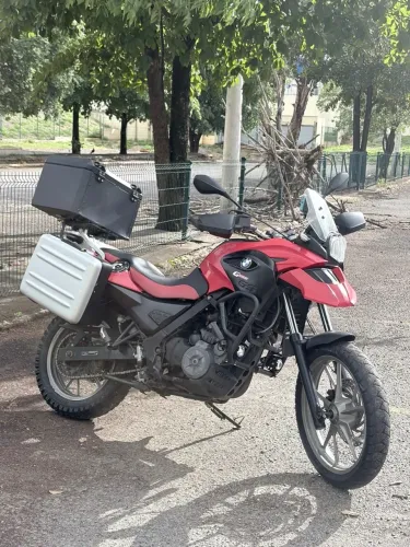 BMW G 650 GS 2013 Vermelha, revisada, aceito troca