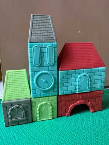 Jogo de montar e mordedor