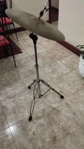 Estante de bateria 2 em 1 (prato e contratempo)