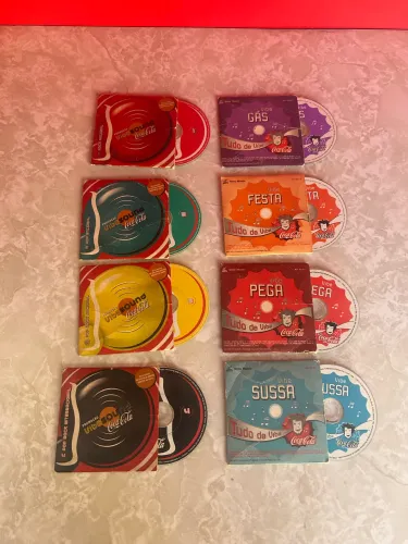     Coleção Completa Mini CDs Coca-Cola VibeSound + Tudo de Vibe 2004