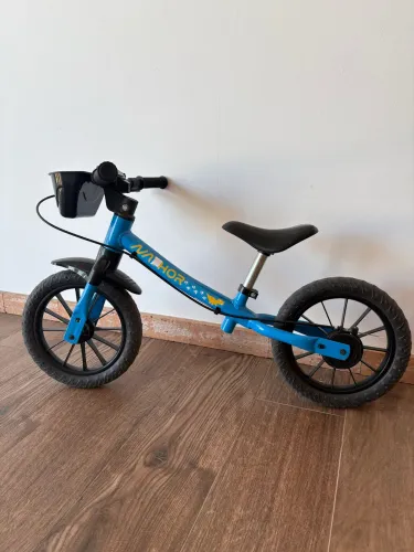 Bicicleta Infantil Sem Pedal Equilíbrio Balance Azul Nathor