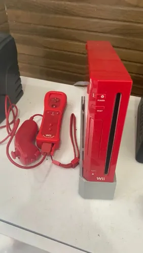Nintendo Wii desbloqueado vermelho raro
