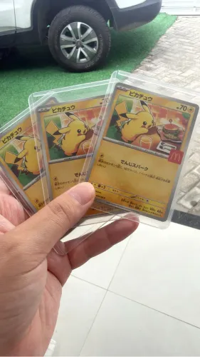 3x Pikachu McDonalds 