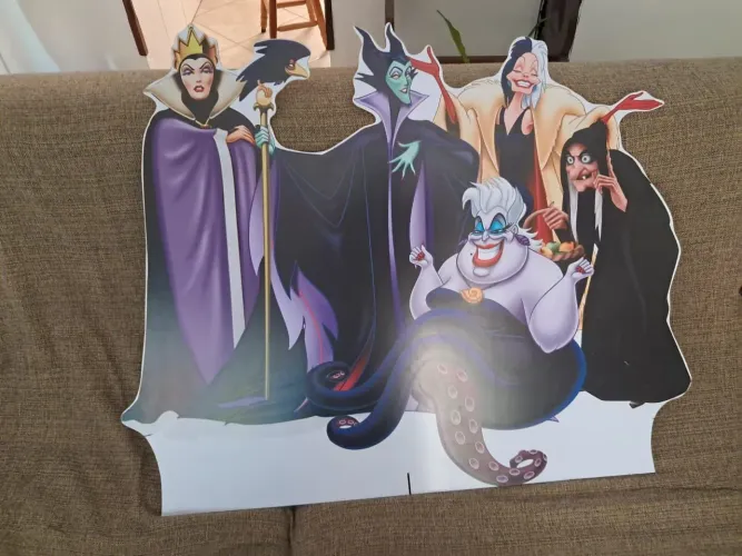 Display das bruxas da Disney 