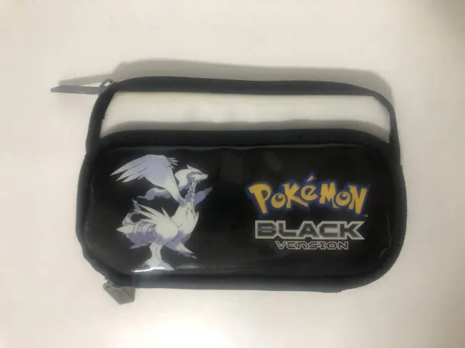 Nintendo DS Pokémon Black Version Case Bolsa Estojo Original