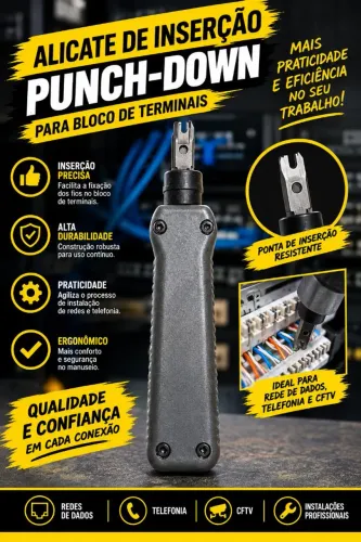 alicate de inserção punch-down