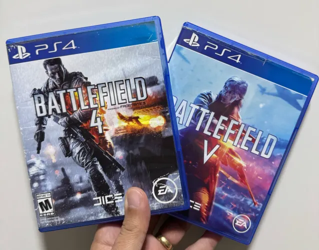 Combo 2 jogos Battlefield 4 e 5 envio por olx