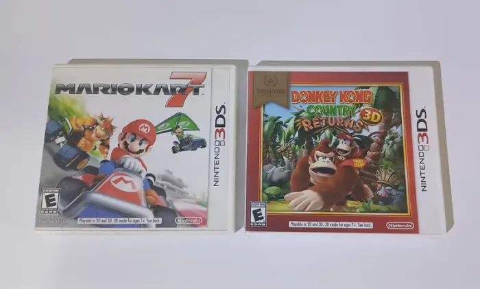 Mario Kart 7 e Donkey Kong Country Returns 3D (3DS)