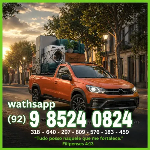 FRETE pickup para transporte rápido de mudanças pequenas e entregas em geral.