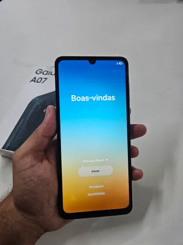 Smartphone Samsung Galaxy A07 128GB Verde - Com Marcas de Uso