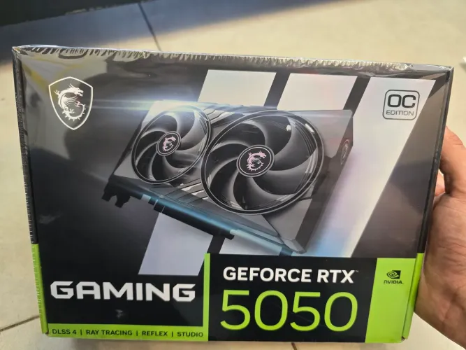 Placa de video RTX 5050 MSI 8GB Nova Lacrada (Castanhal)