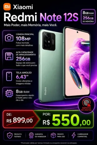 Celular Xiaomi Redemi Note 12S