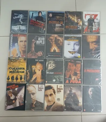 Coleção de 100 filmes em DVD