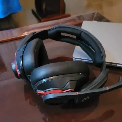 Headset Senheiser GSP 600 Headset Gamer com almofadas novas