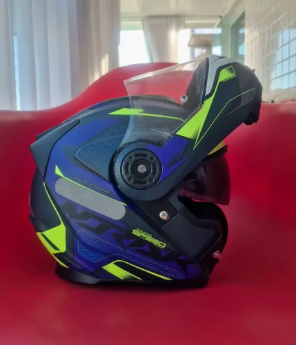 Capacete Articulado Norisk Route FF345 SpeedMax C/ Viseira Solar - Tam 58 