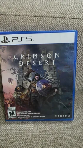 Jogo Ps5 Midia Física - Crimson Desert - Muito Novo