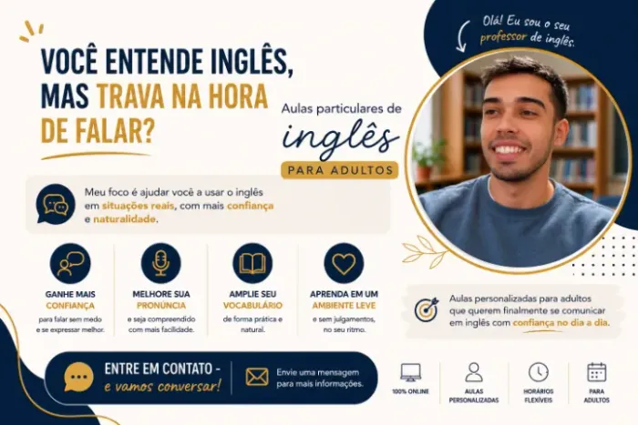 Aulas Particulares de Inglês Online