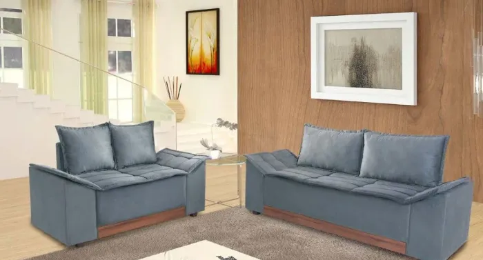 Conjunto Sofá Canoa Dubai! Pronta Entrega!