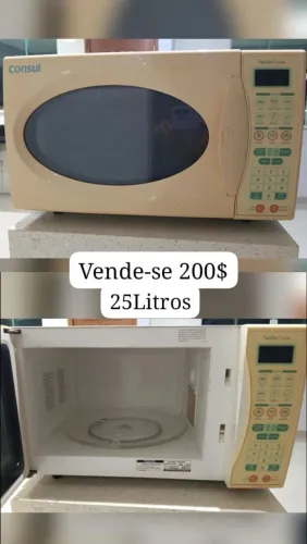 Vende-se microondas em perfeito estado! Funcionando tudo normalmente esquenta bem.