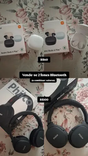 Fones Bluetooth