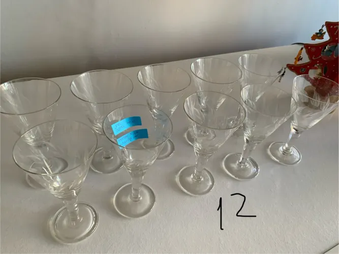 Taças de cristal para licor 