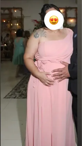 Vestido Rose tamanho GG