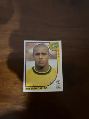 Figurinha Roberto Carlos Copa 2002