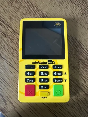 Maquininha de cartão Minizinha Chip 3