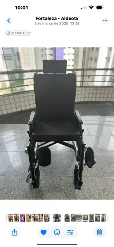 Cadeira de rodas Ortobrás NOVA