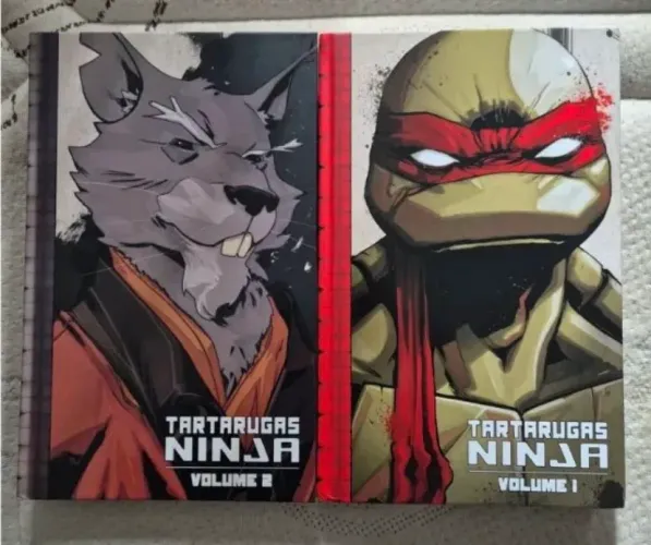 Tartatugas Ninja IDW Vol 1 e 2 Pipoca e Nanquim