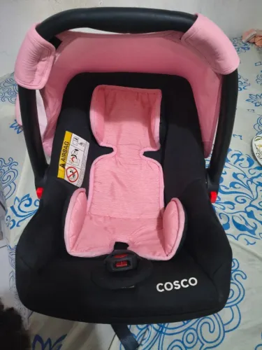 Bebê conforto Cosco rosa bebe super confortável