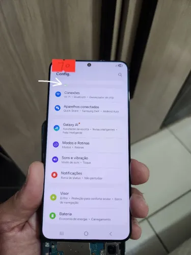 S22 plus-Tela Display 