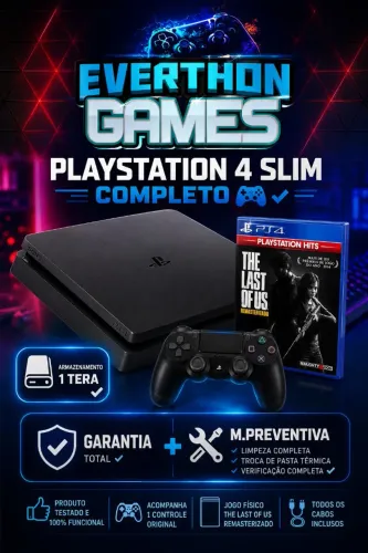 Ps4 Slim 1 Tera Completo Com Garantia