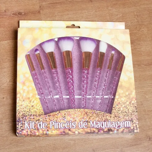 Kit Pincel de Maquiagem + Necessaire